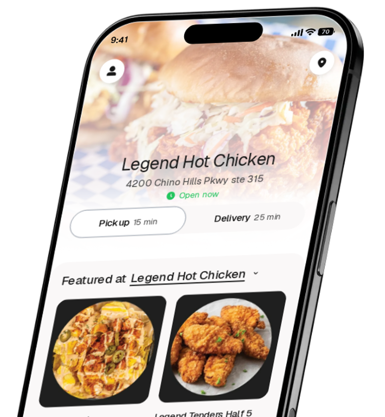 Legend Hot Chicken app preview