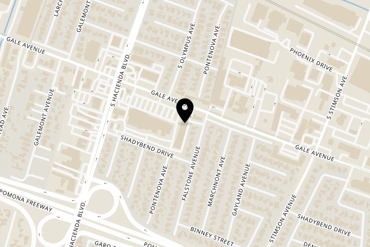 Map showing the location of Legend Hot Chicken Hacienda Heights on 15904 Gale Ave in Hacienda Heights